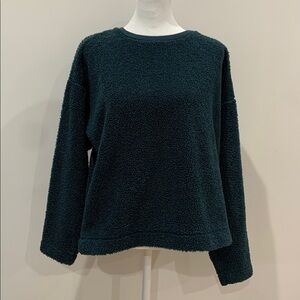 Loft dark teal green sweatshirt